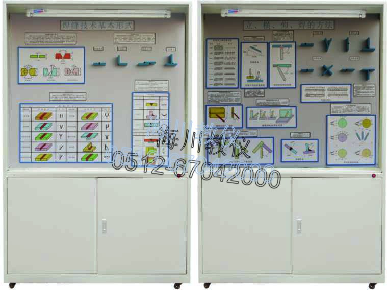 焊、鉚工工藝學示教陳列柜產品圖片